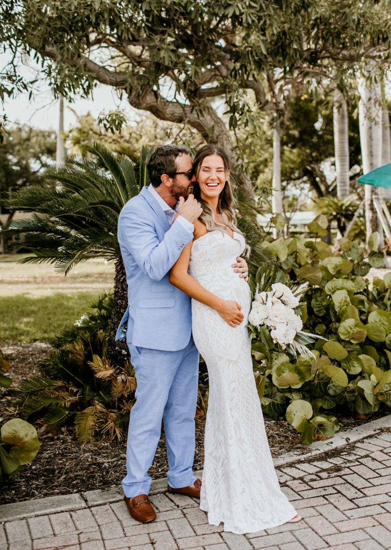 Jessica & Ryan’s Intimate Boho Tropical Wedding on the Lady Delray