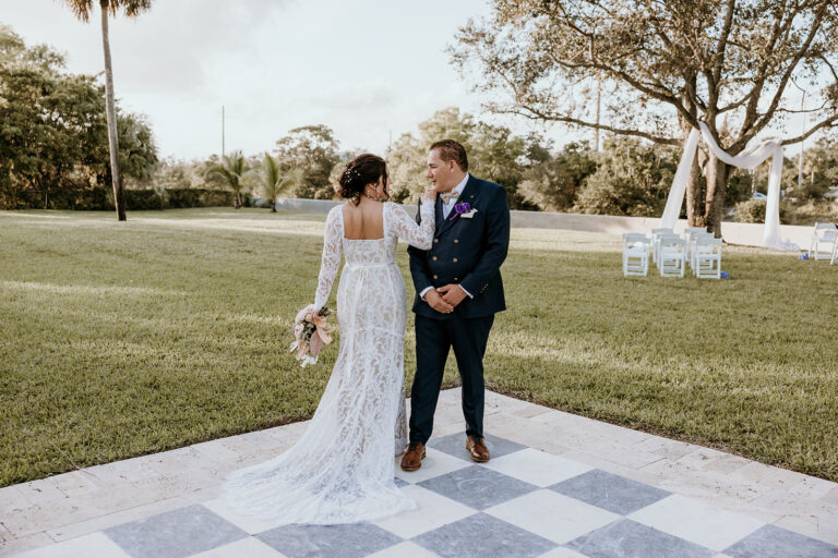 Britni & Ralph’s Wedding: A Romantic and Intimate Celebration at a Private Estate in West Palm Beach, Florida